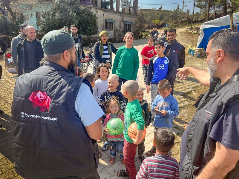 The Love Mercy Hope team responding to the Turkey earthquake