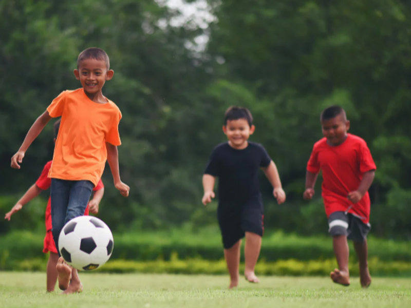 The AJ Sports Academy under-11 team