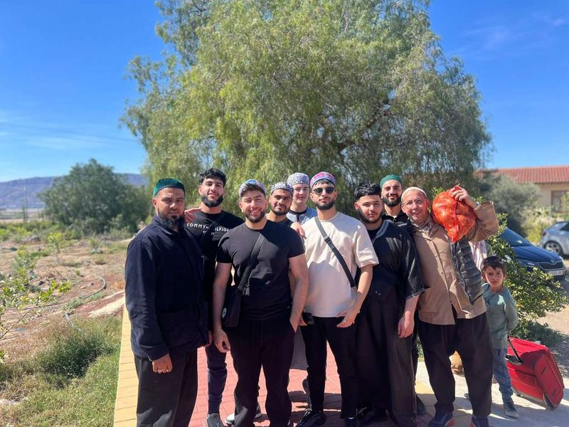 Volunteers on the retreat in Spain