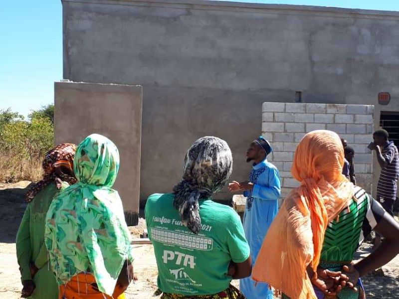 Construction under way at the Zambia Village Project